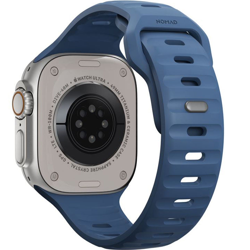 Armband für Apple Watch 49/46/45/44 mm, Nomad Sport Strap, Dunkelblau