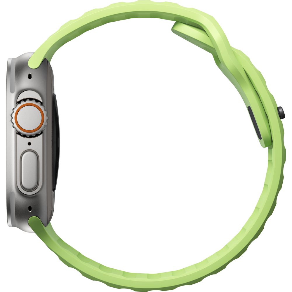 Armband für Apple Watch 49/46/45/44 mm, Nomad Sport Strap, fluoreszierendes Grün