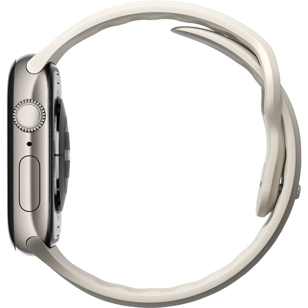 Uhrenarmband für Apple Watch 42 / 41 / 40 / 38 mm, Nomad Tempo Band, Beige