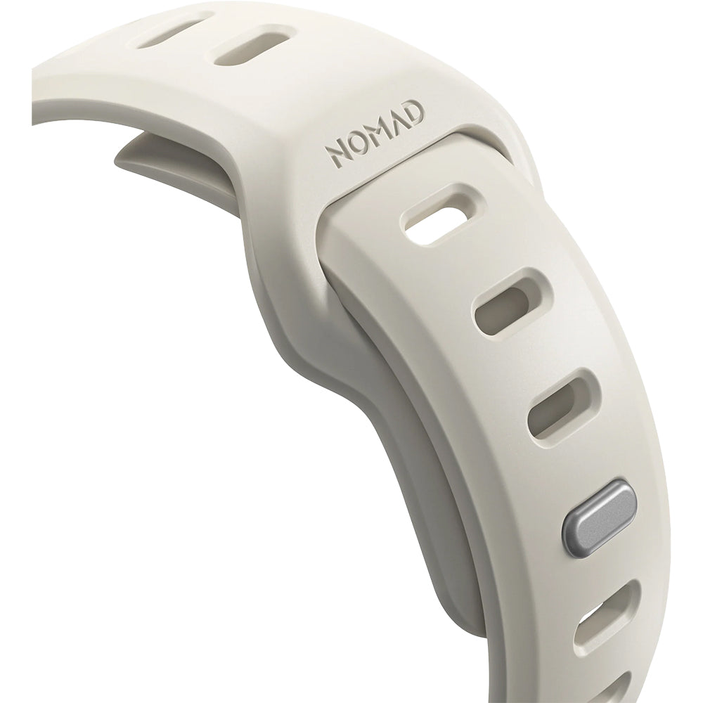 Uhrenarmband für Apple Watch 42 / 41 / 40 / 38 mm, Nomad Tempo Band, Beige