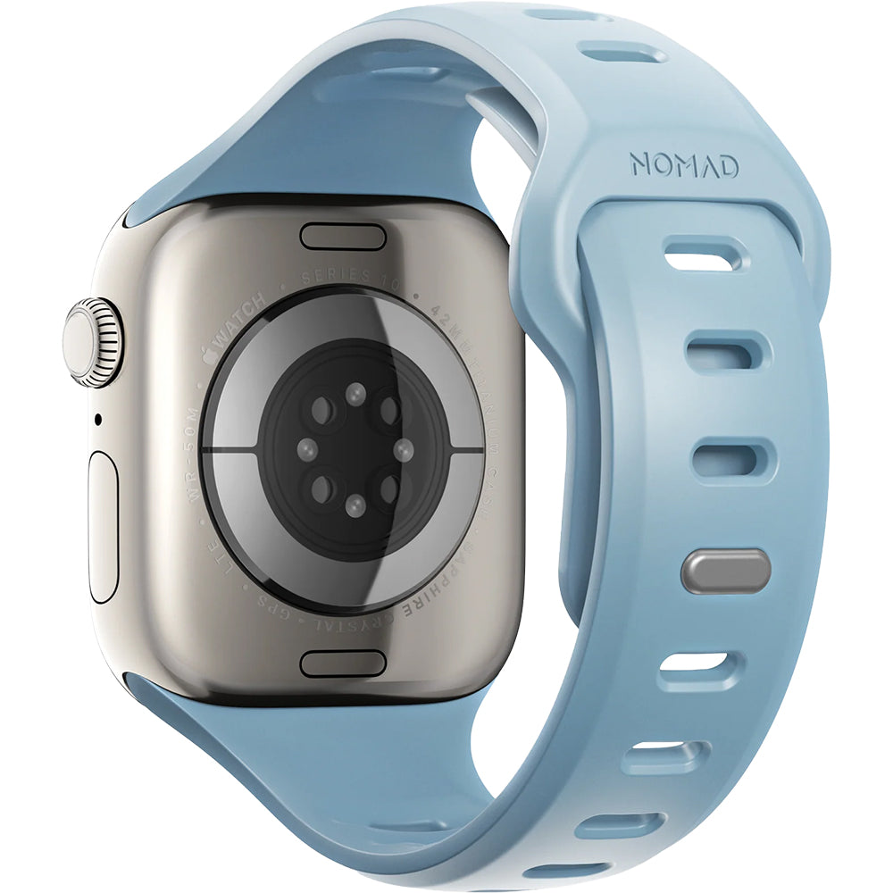 Uhrenarmband für Apple Watch 42 / 41 / 40 / 38 mm, Nomad Tempo Band, Blau