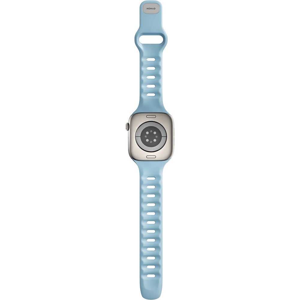 Uhrenarmband für Apple Watch 42 / 41 / 40 / 38 mm, Nomad Tempo Band, Blau
