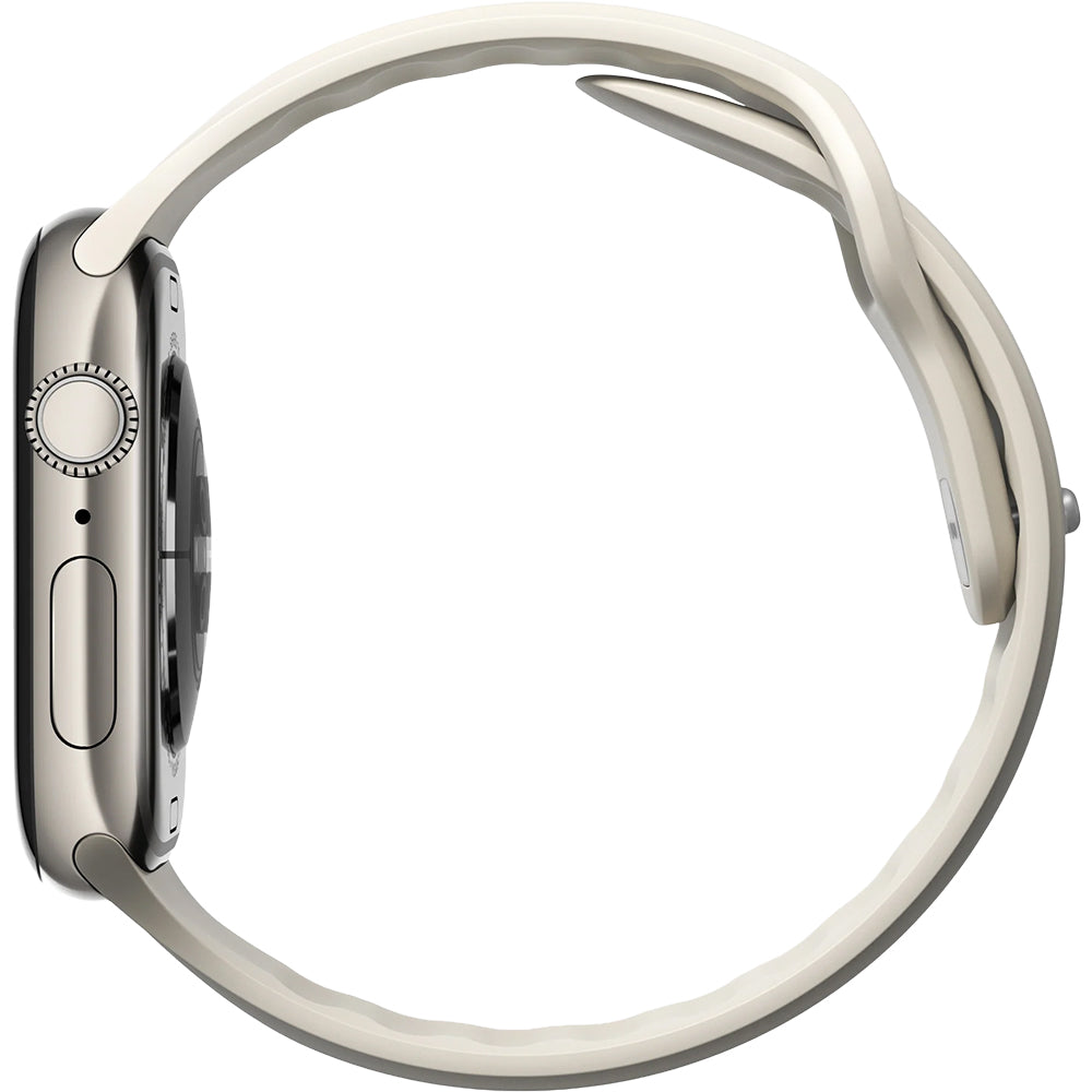Uhrenarmband für Apple Watch 46 / 45 / 44 mm, Nomad Tempo Band, Beige