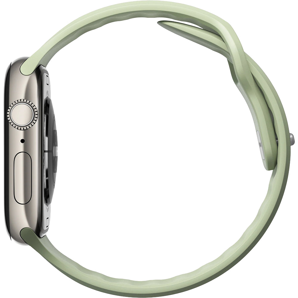 Uhrenarmband für Apple Watch 46 / 45 / 44 mm, Nomad Tempo Band, Grün