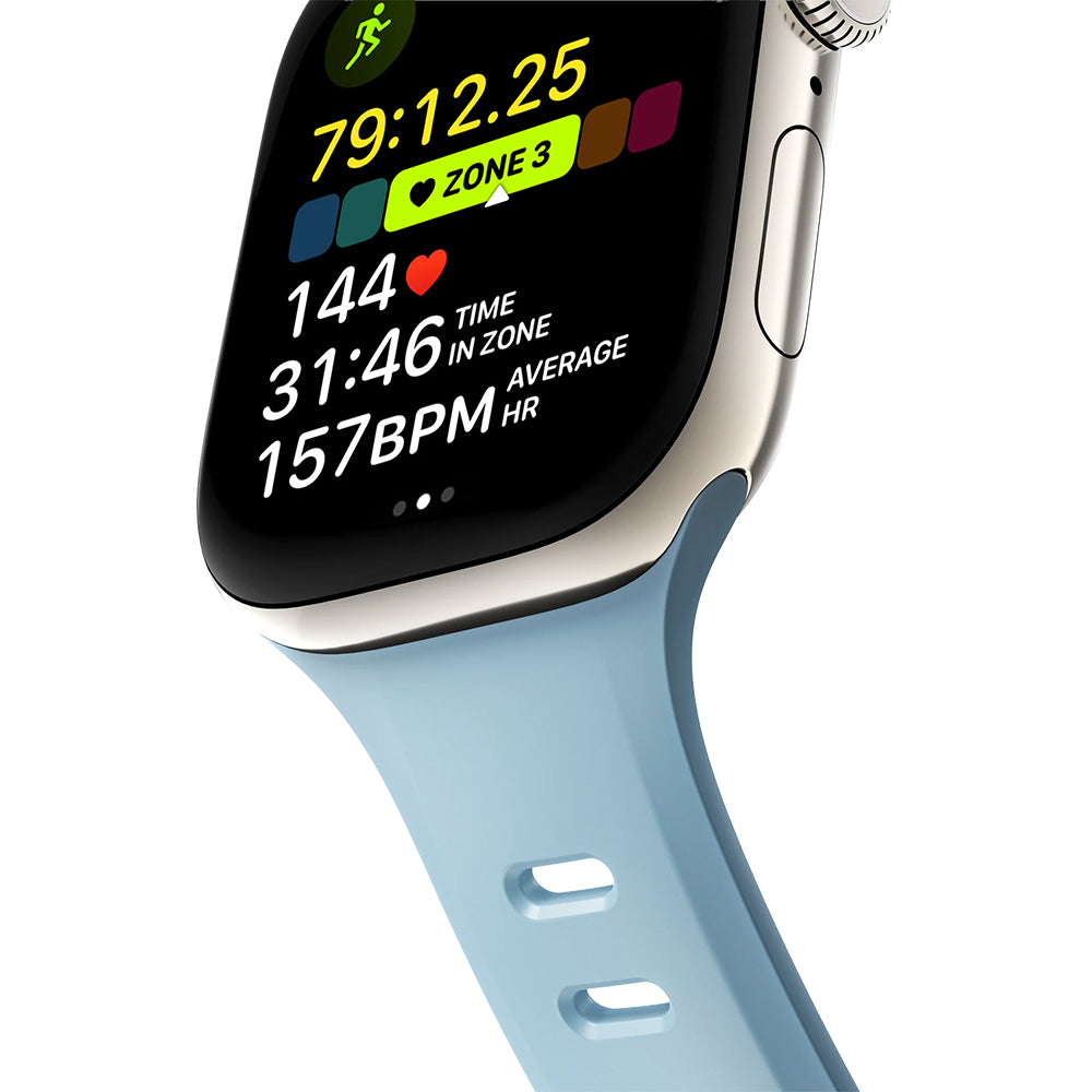 Uhrenarmband für Apple Watch 46 / 45 / 44 mm, Nomad Tempo Band, Blau