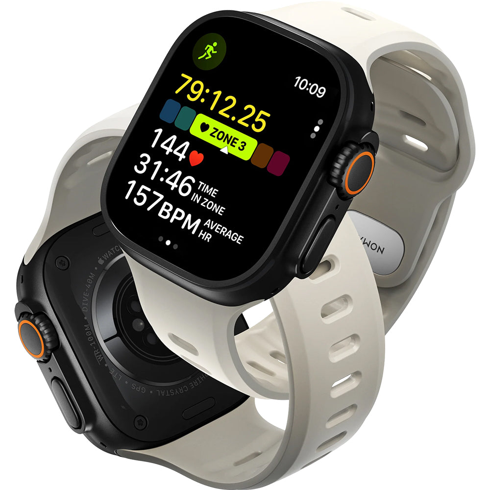 Uhrenarmband für Apple Watch Ultra 3 / 2 / 1 (49mm), Nomad Tempo Band, Beige
