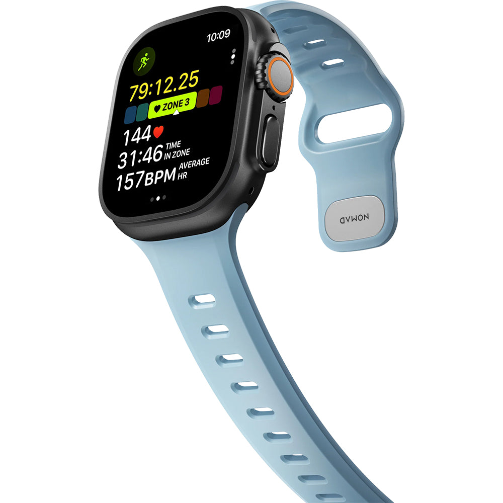 Uhrenarmband für Apple Watch Ultra 3 / 2 / 1 (49mm), Nomad Tempo Band, Blau