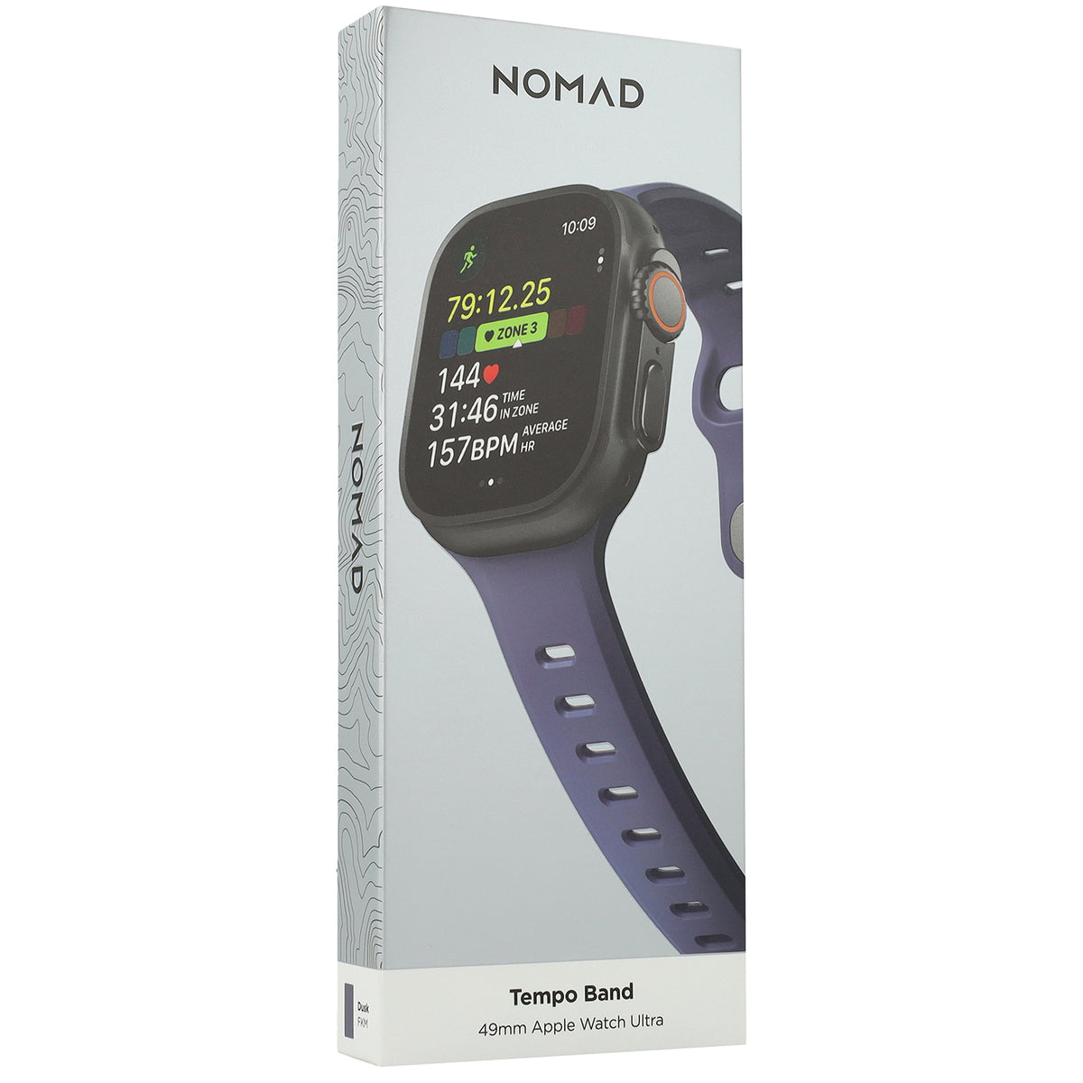 Uhrenarmband für Apple Watch 49/46/45/44 mm, Nomad Tempo Band, Violett