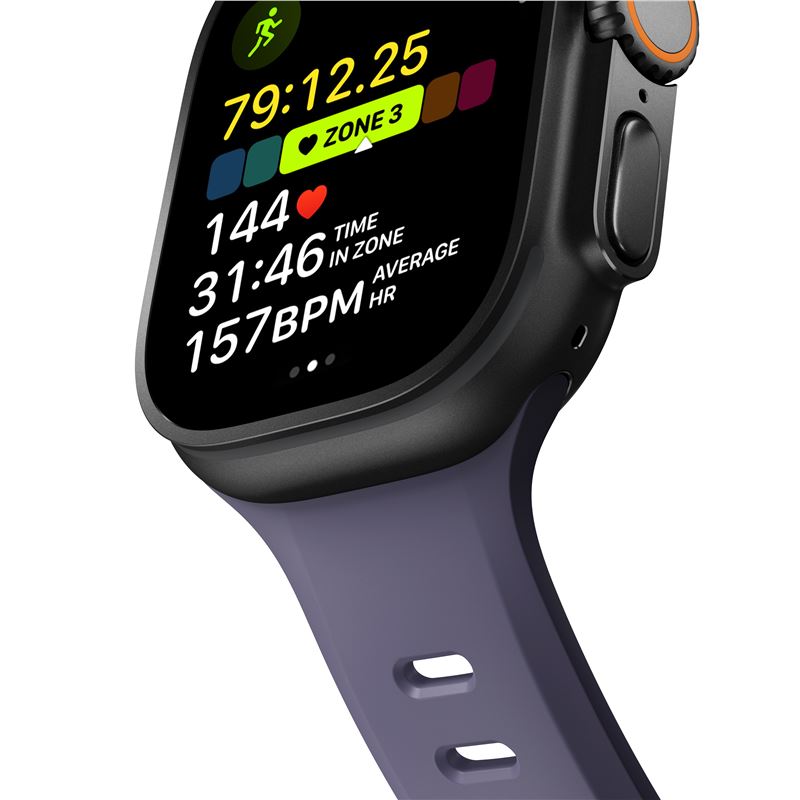 Uhrenarmband für Apple Watch 49/46/45/44 mm, Nomad Tempo Band, Violett