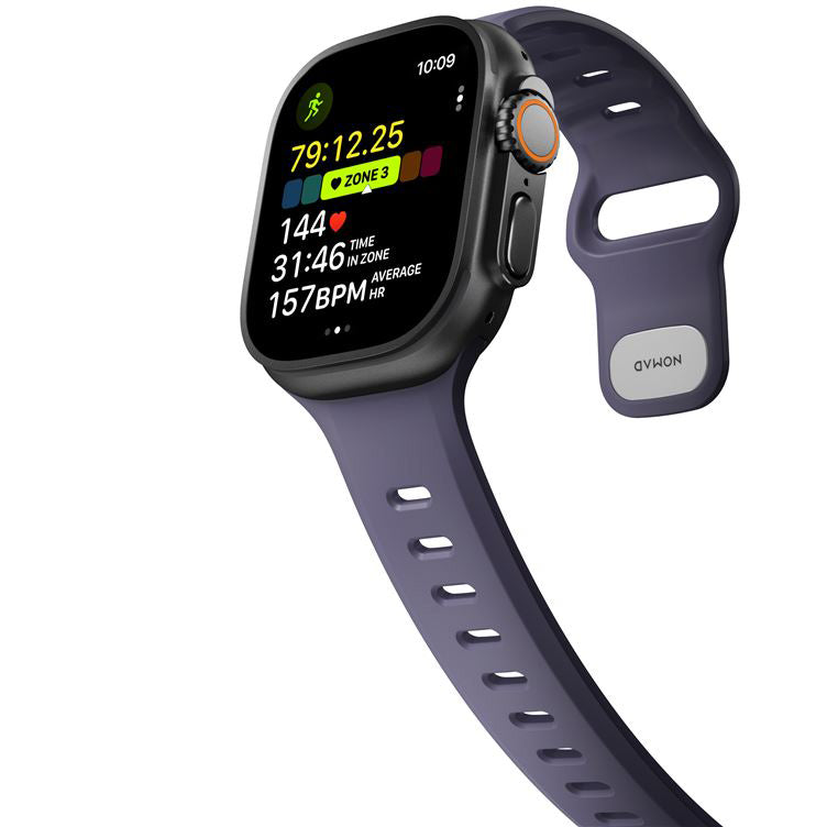 Uhrenarmband für Apple Watch 49/46/45/44 mm, Nomad Tempo Band, Violett