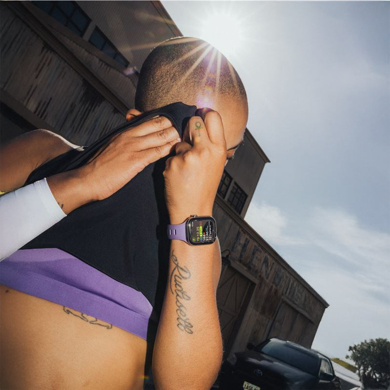 Uhrenarmband für Apple Watch 49/46/45/44 mm, Nomad Tempo Band, Violett
