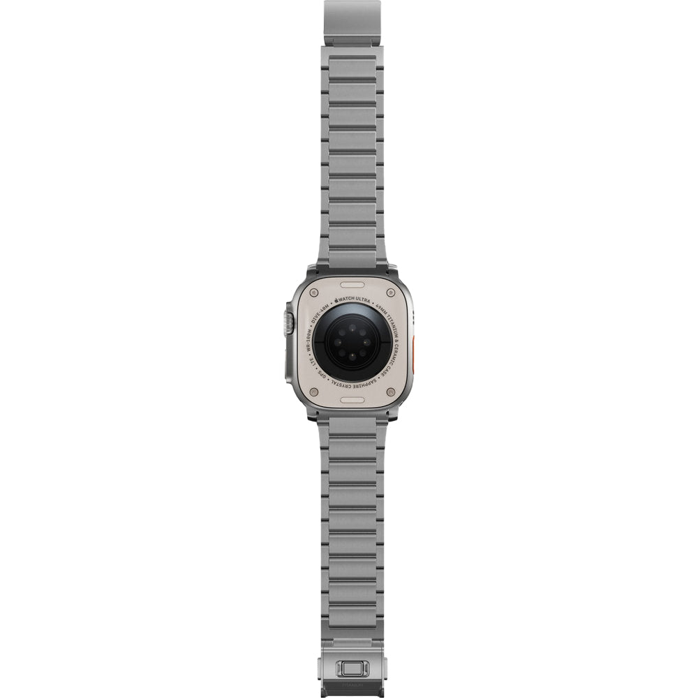 Armband für Apple Watch 49/46/45/44 mm, Nomad Titanium Band, Titan