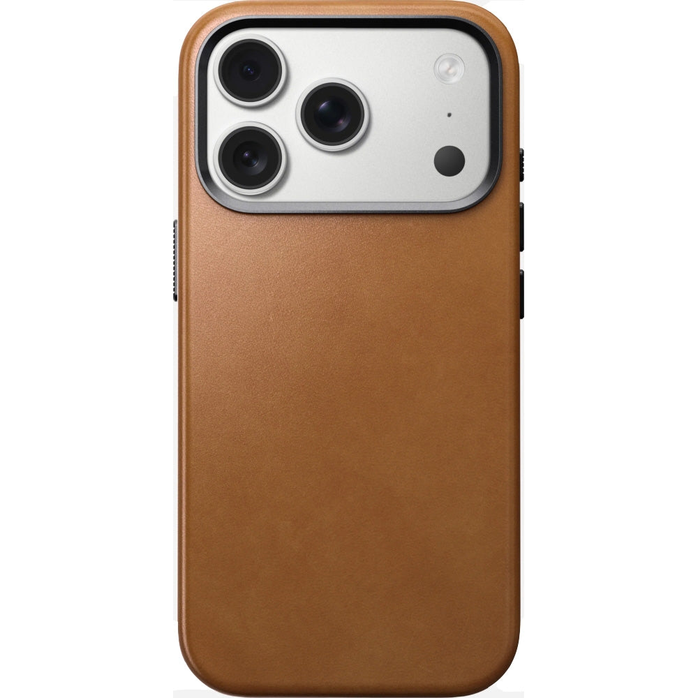 Leder Handyhülle für iPhone 17 Pro mit MagSafe, Nomad Traditional Leather Case, Hellbraun