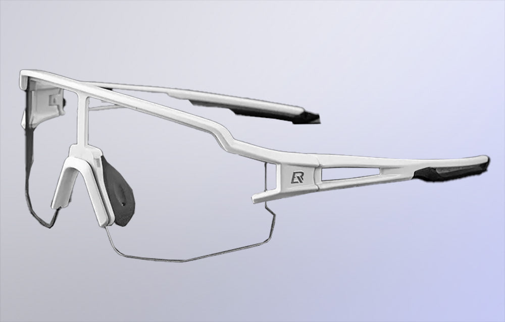 Rockbros Fotochrom Fahrradbrille 10172 - Weiß / Schwarz