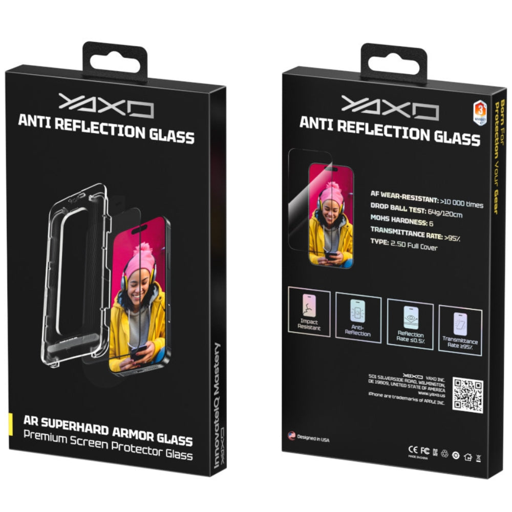 Displayschutzglas YAXO AR Superhard Armor Glass für iPhone 17 (10/10)