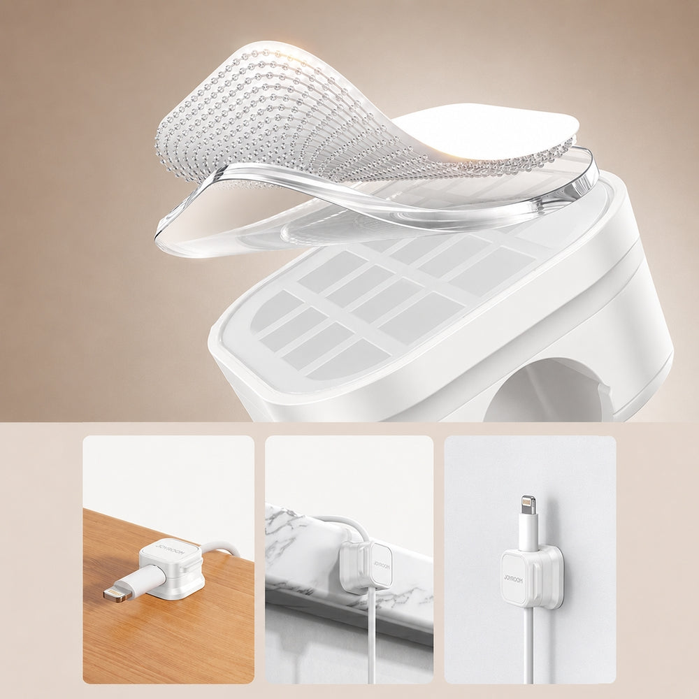 Magnetische Kabelorganizer, Joyroom JR-ZS368, 3 Stück, Weiß