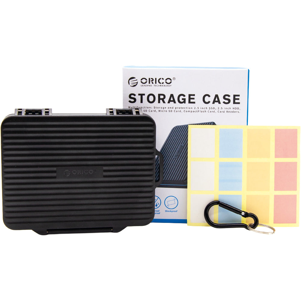Speicherkarten Etui für 6x SD, 4x MicroSD, 1x CF Orico Storage Case PHCD, Schwarz