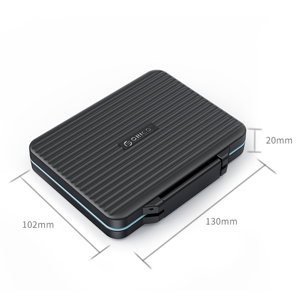 Speicherkarten Etui für 6x SD, 4x MicroSD, 1x CF Orico Storage Case PHCD, Schwarz
