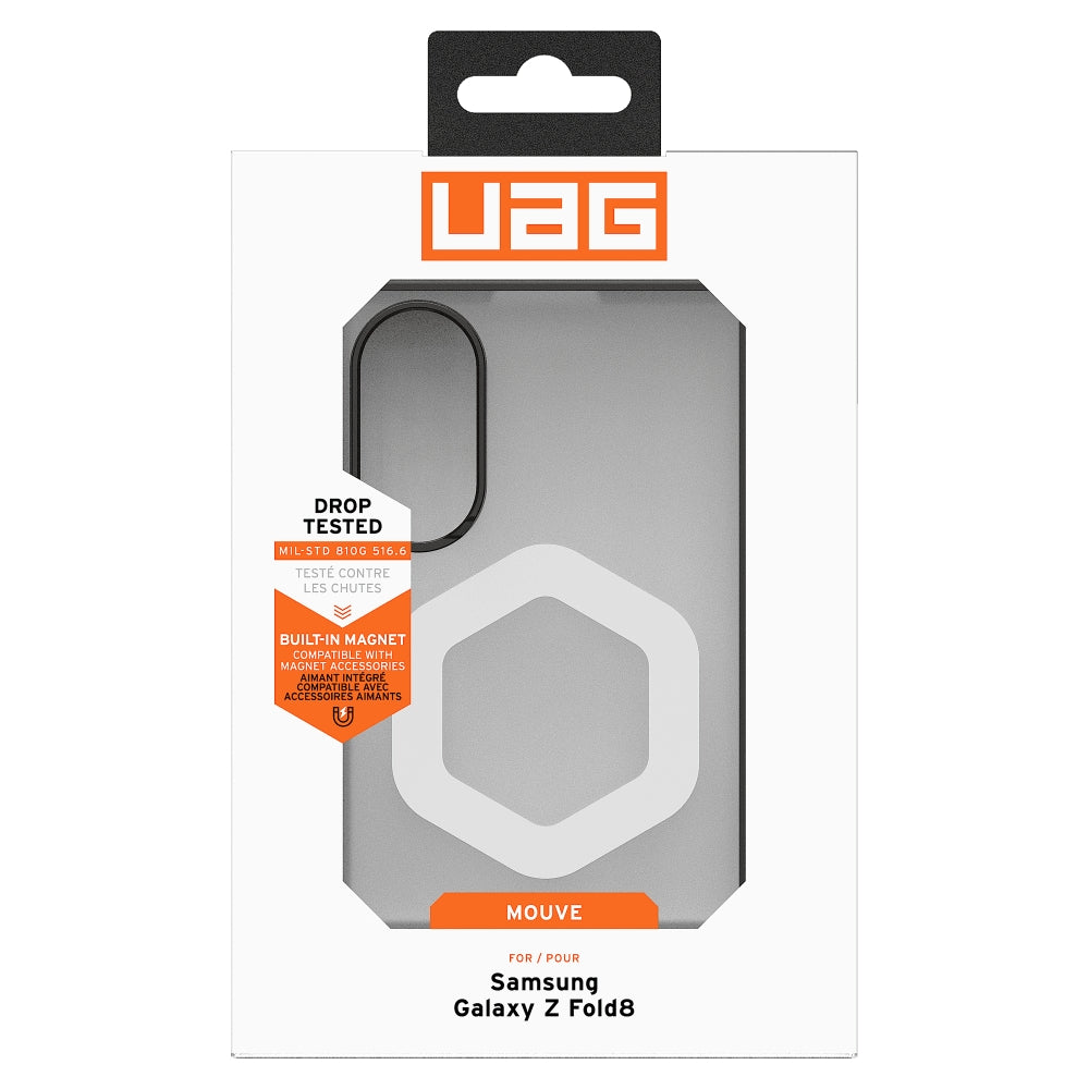 Handyhülle für Galaxy Z Fold8, UAG Mouve, Transparent mit schwarzen Rahmen (4/12)