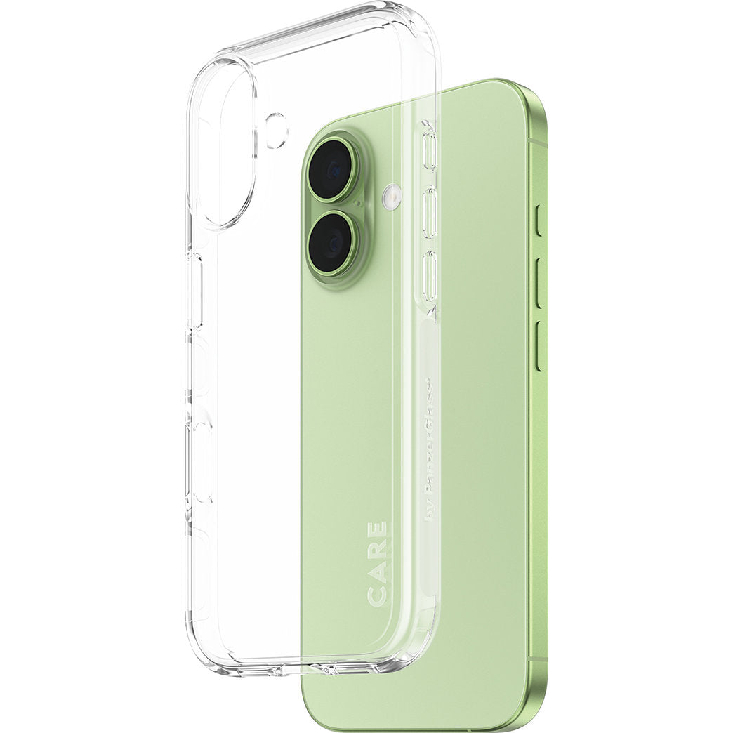 Handyhülle für iPhone 17, CARE by PanzerGlass Flagship Urban Explorer, Transparent