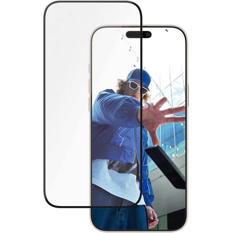 Gehärtetes Glas für iPhone 16 Pro Max, PanzerGlass Ceramic Ultra-Wide Fit + EasyAligner