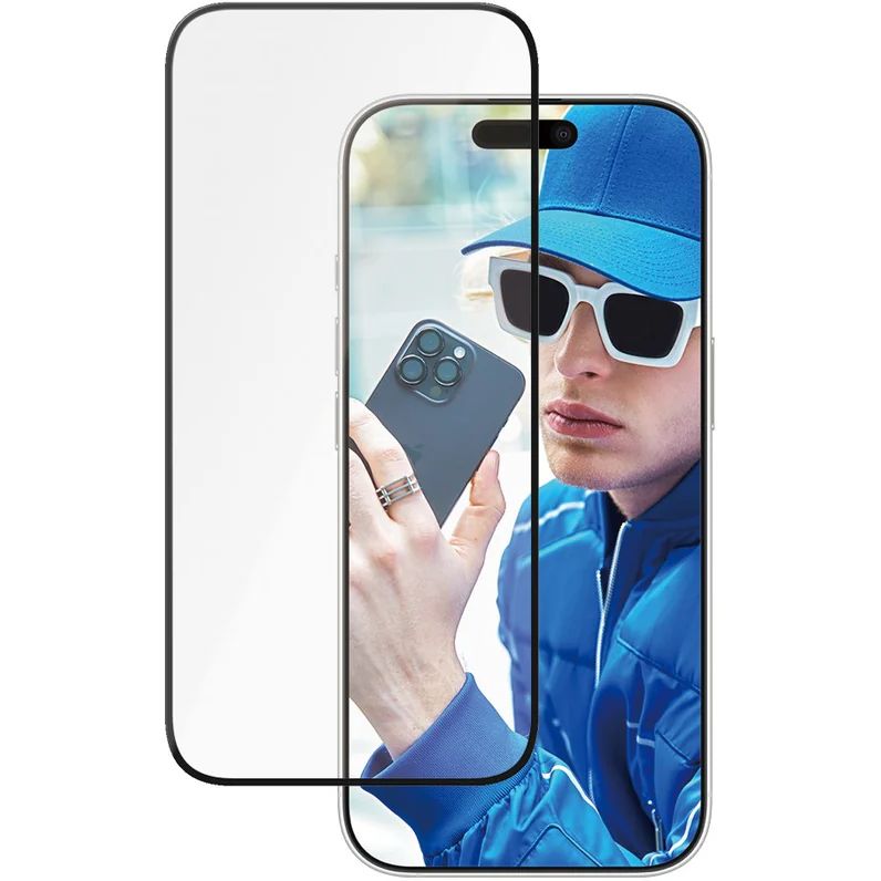 Gehärtetes Glas für iPhone 16 Pro, PanzerGlass Ceramic Ultra-Wide Fit + EasyAligner