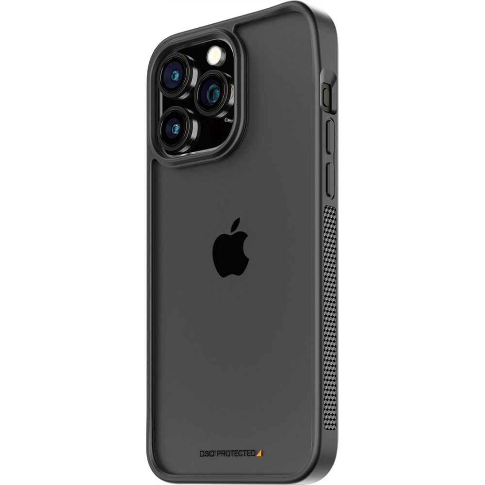 Antibakterielle Schutzhülle PanzerGlass ClearCase für Apple iPhone 15 Pro Max, Schwarz
