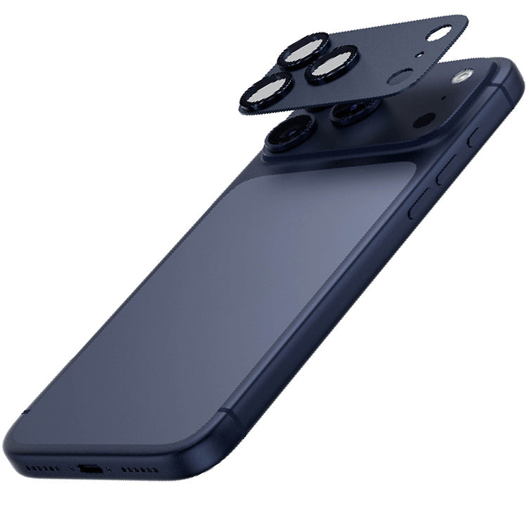 Gehärtetes Glas für die Kamera PanzerGlass Fender Camera Protector für iPhone 17 Pro, Dunkelblau