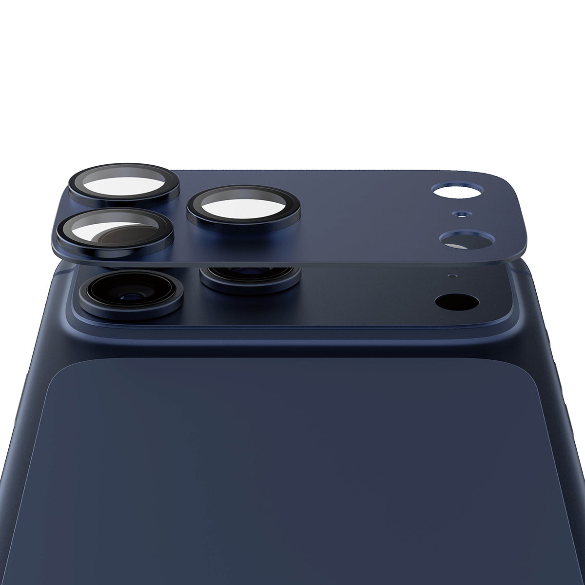 Gehärtetes Glas für die Kamera PanzerGlass Fender Camera Protector für iPhone 17 Pro Max, Dunkelblau