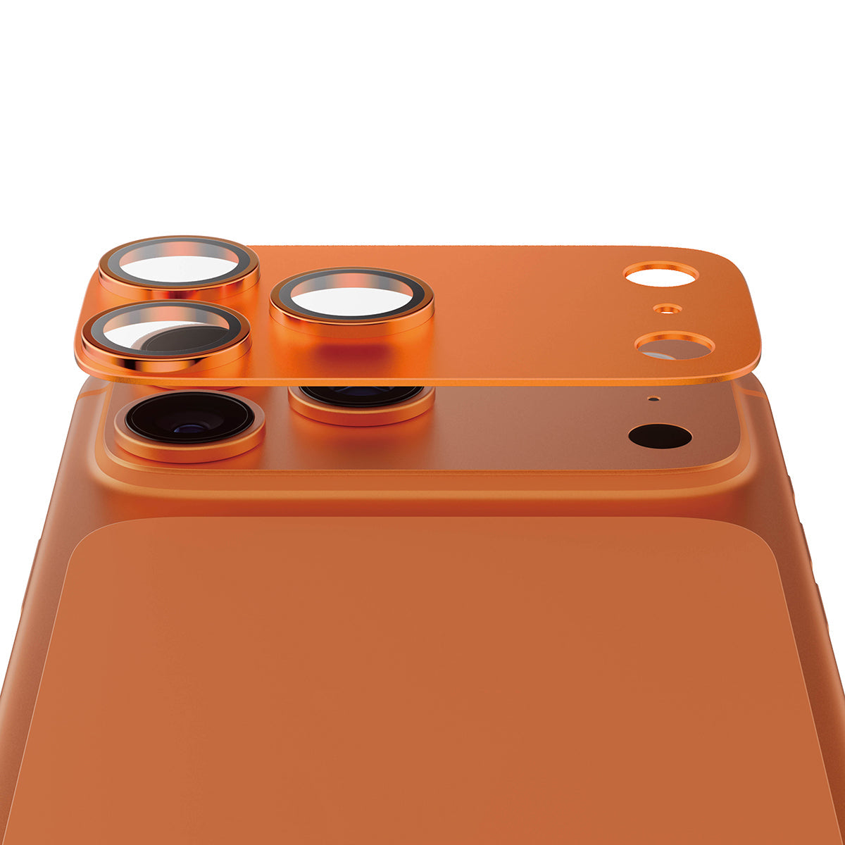 Gehärtetes Glas für die Kamera PanzerGlass Fender Camera Protector für iPhone 17 Pro Max, Orange