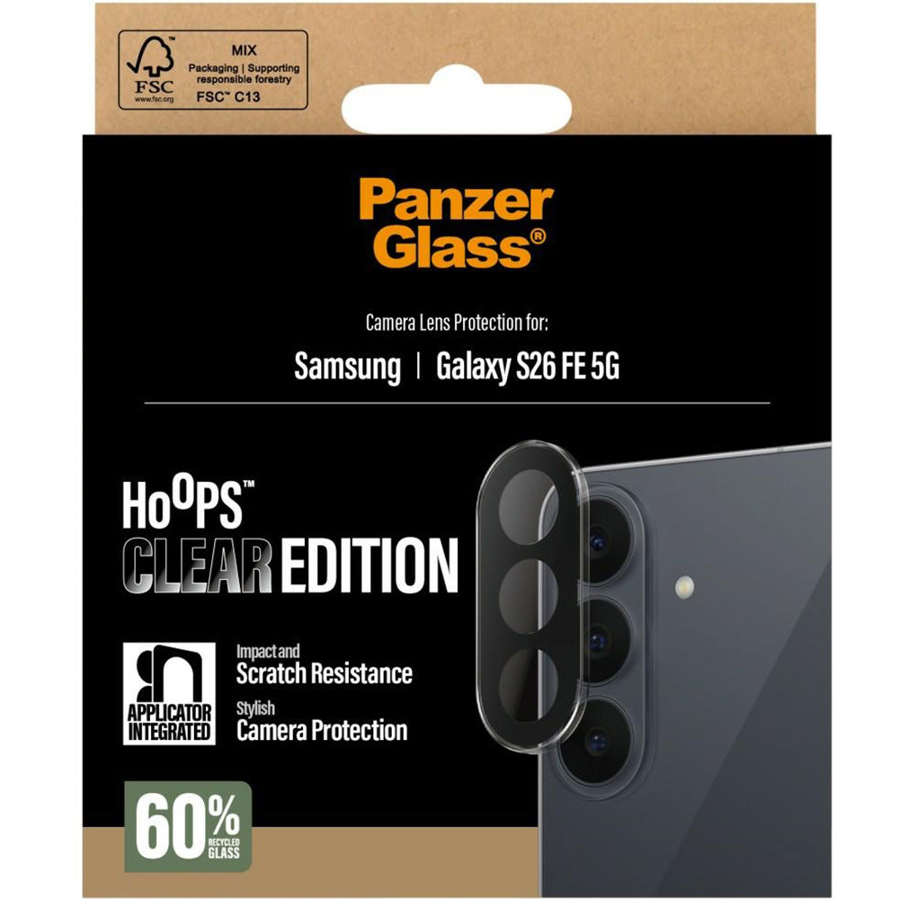 Schutzglas für die Kamera für Galaxy S26 FE, PanzerGlass Hoops Camera, Transparent (5/5)