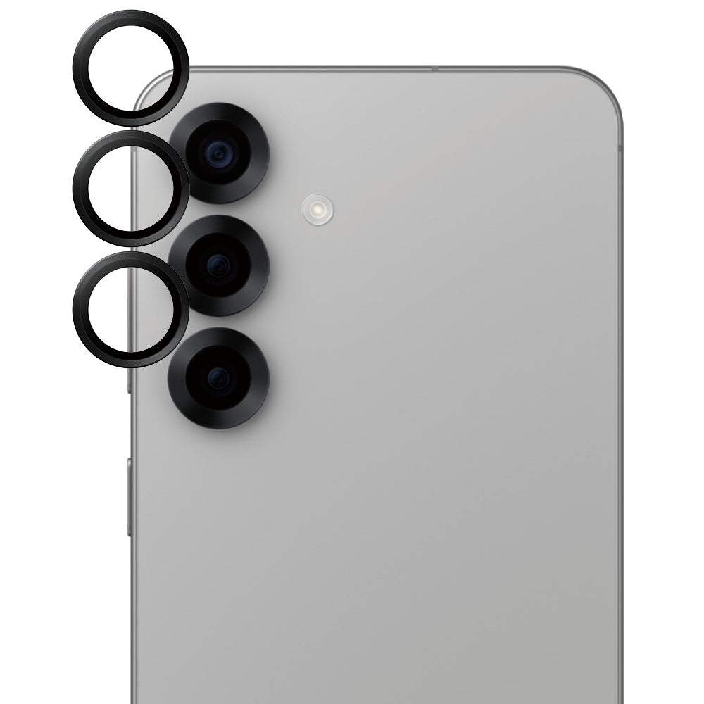 Gehärtetes Glas für Galaxy S25, PanzerGlass Hoops Camera, Schwarz