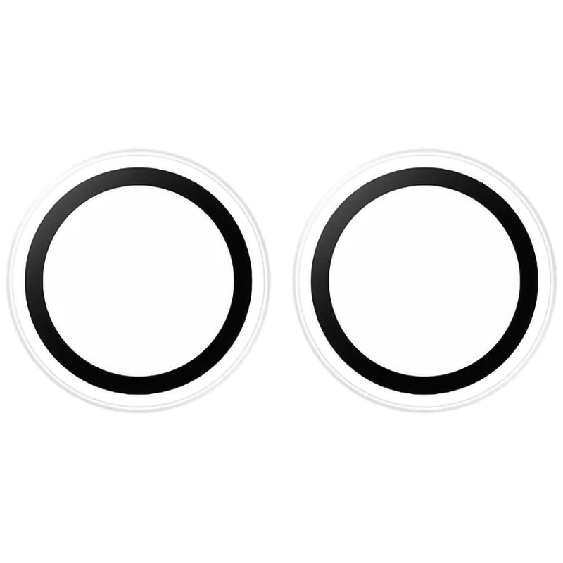 Gehärtetes Glas mit Applikator für Galaxy Z Flip7 FE, PanzerGlass Hoops Camera, Transparent mit schwarzen Rahmen