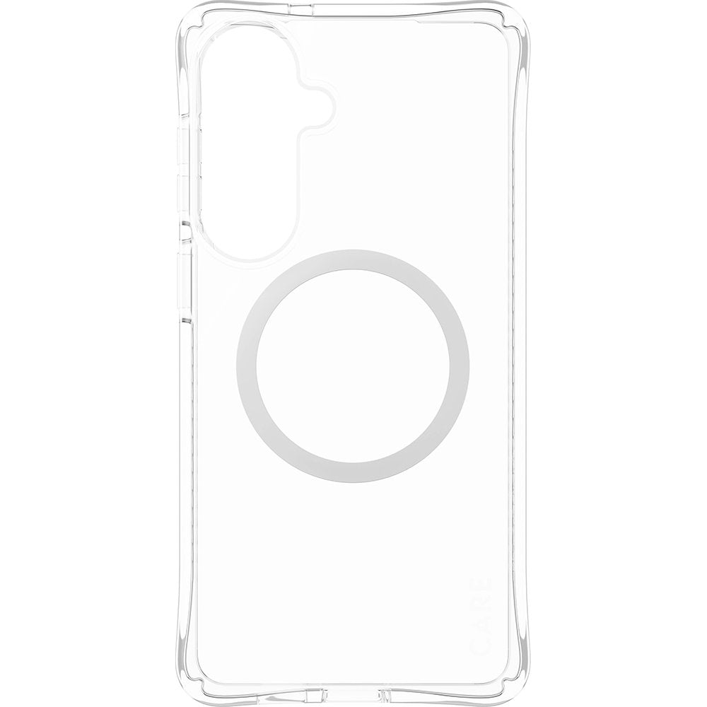 Handyhülle für Galaxy S26 Plus, CARE by PanzerGlass Samba Case mit MagSafe, Transparent und Weiß
