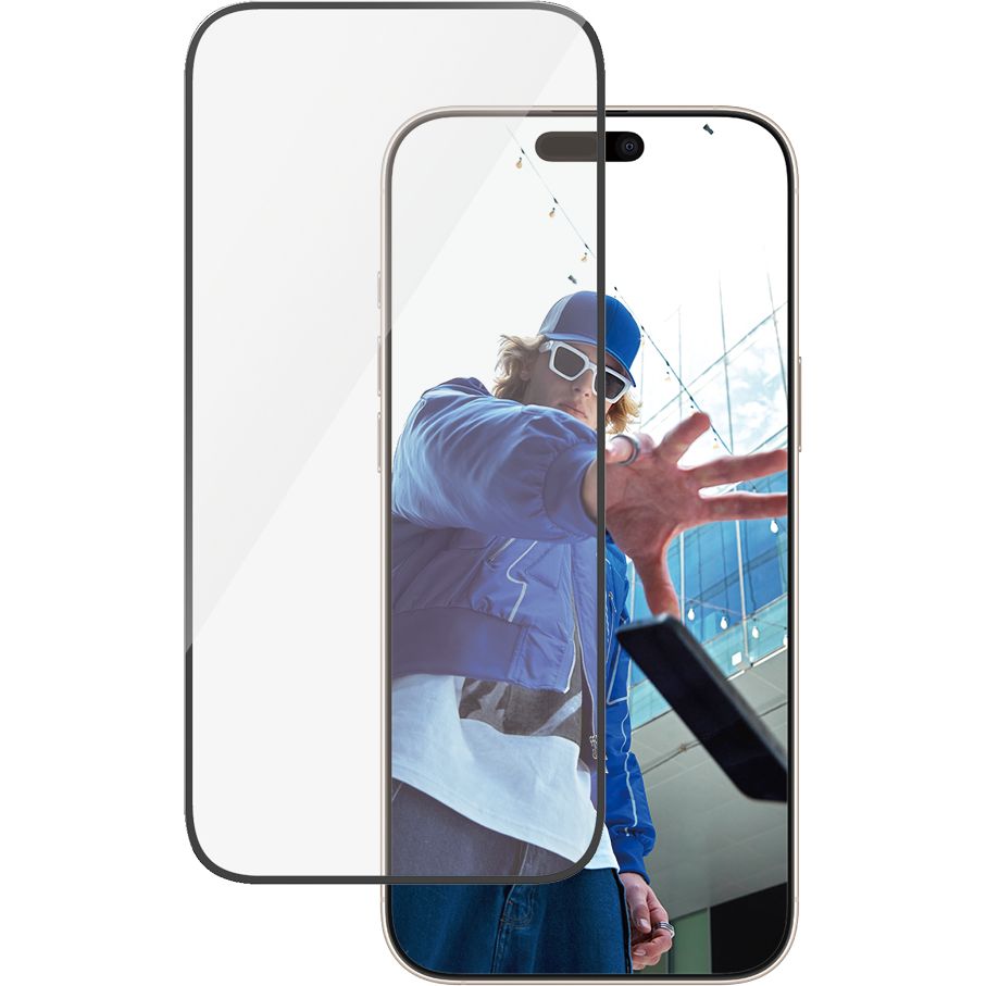 Gehärtetes Glas für das gesamte Display für iPhone 16 Pro Max, PanzerGlass Ultra-Wide Fit + EasyAligner