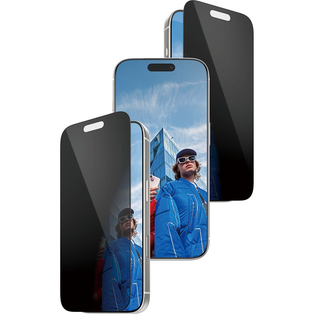 Sichtschutzglas mit Applikator für iPhone 17 Pro, PanzerGlass 2-way Privacy Ultra-Wide Fit Fastfit