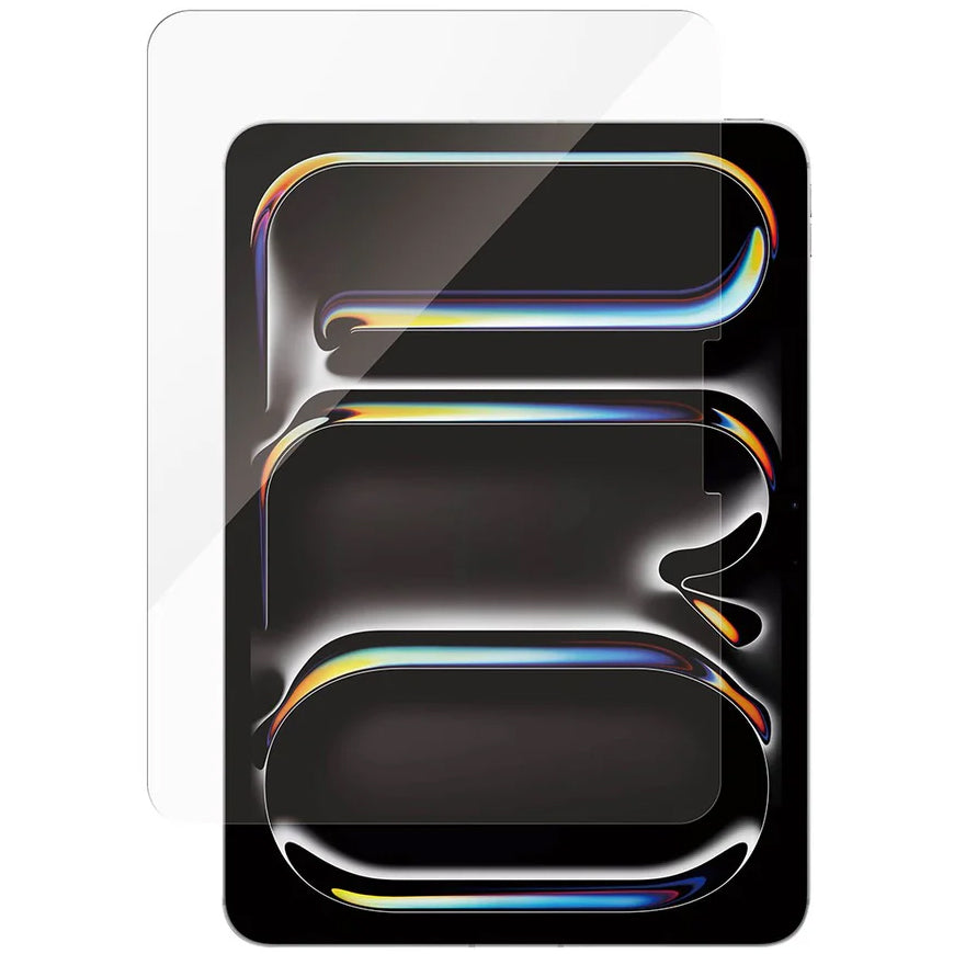 Gehärtetes Glas mit Applikator für iPad Pro 11 (M5 / M4) 2025 / 2024, PanzerGlass Clear Ultra-Wide Fit FastFit