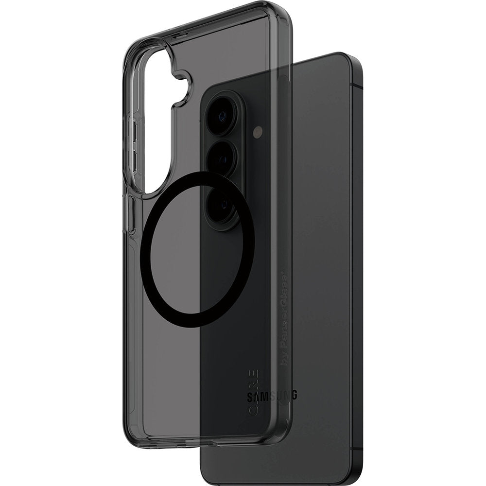 Handyhülle für Galaxy S26, CARE by PanzerGlass Smokey Case mit MagSafe, Rauchfarben
