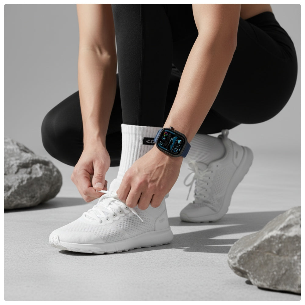 Armband YAXO Rugged Evo Sport Band für Apple Watch 44/45/46/49 mm, dunkelblau (6/9)