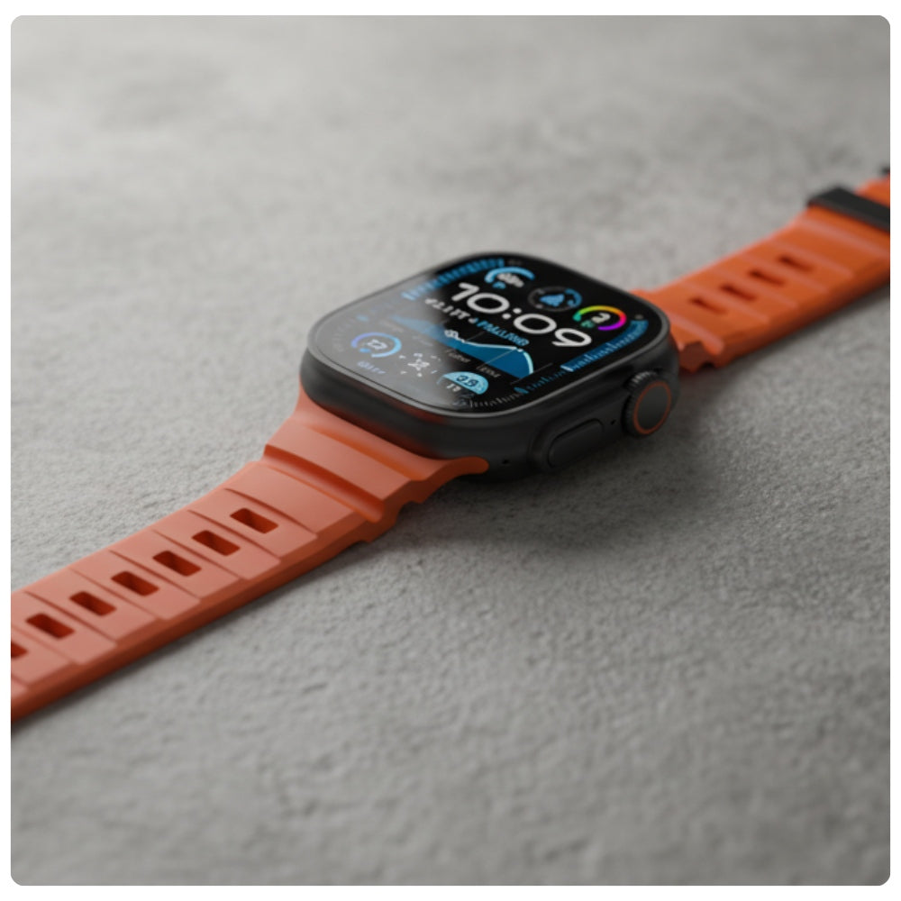 Armband YAXO Rugged Evo Sport Band für Apple Watch 44/45/46/49 mm, orange (4/9)