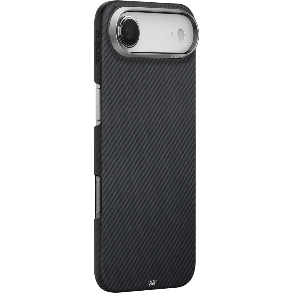 Aramid Handyhülle für iPhone Air, PITAKA Ultra-Slim Case mit MagSafe, Schwarz mit Kevlar