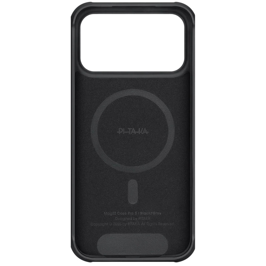 Aramid Handyhülle für iPhone 17 Pro, PITAKA Aramid ProGuard Case mit MagSafe, Schwarz