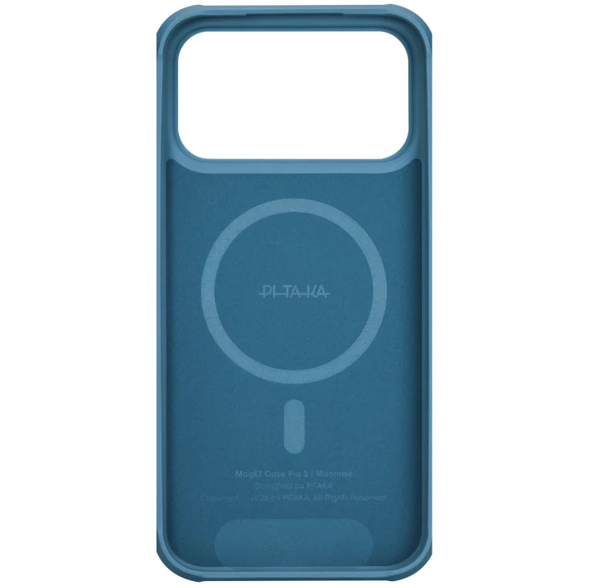 Aramid Handyhülle für iPhone 17 Pro Max, PITAKA Aramid ProGuard Case mit MagSafe, Blau ombre