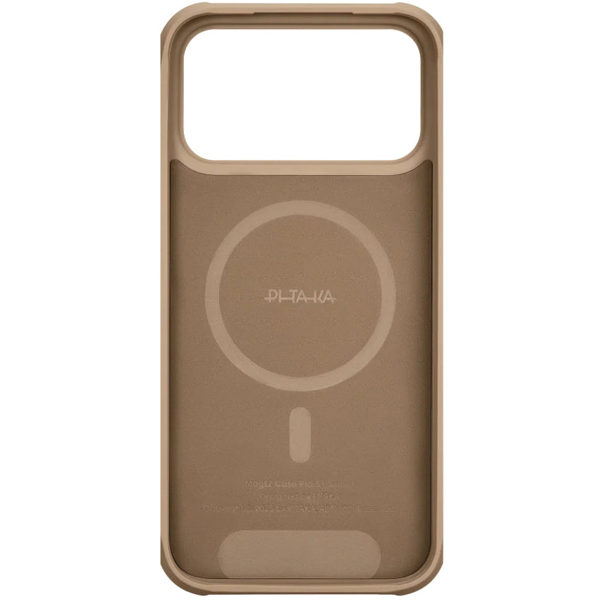 Aramid Handyhülle für iPhone 17 Pro, PITAKA Aramid ProGuard Case mit MagSafe, Braun-schwarz