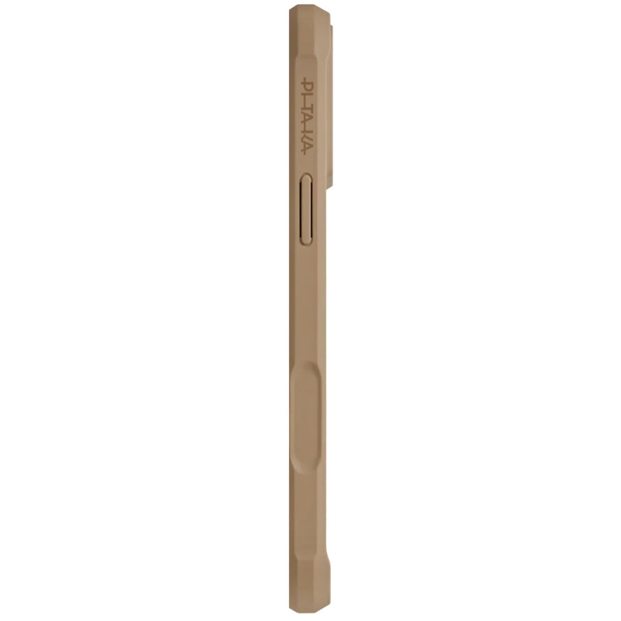 Aramid Handyhülle für iPhone 17 Pro, PITAKA Aramid ProGuard Case mit MagSafe, Braun-schwarz