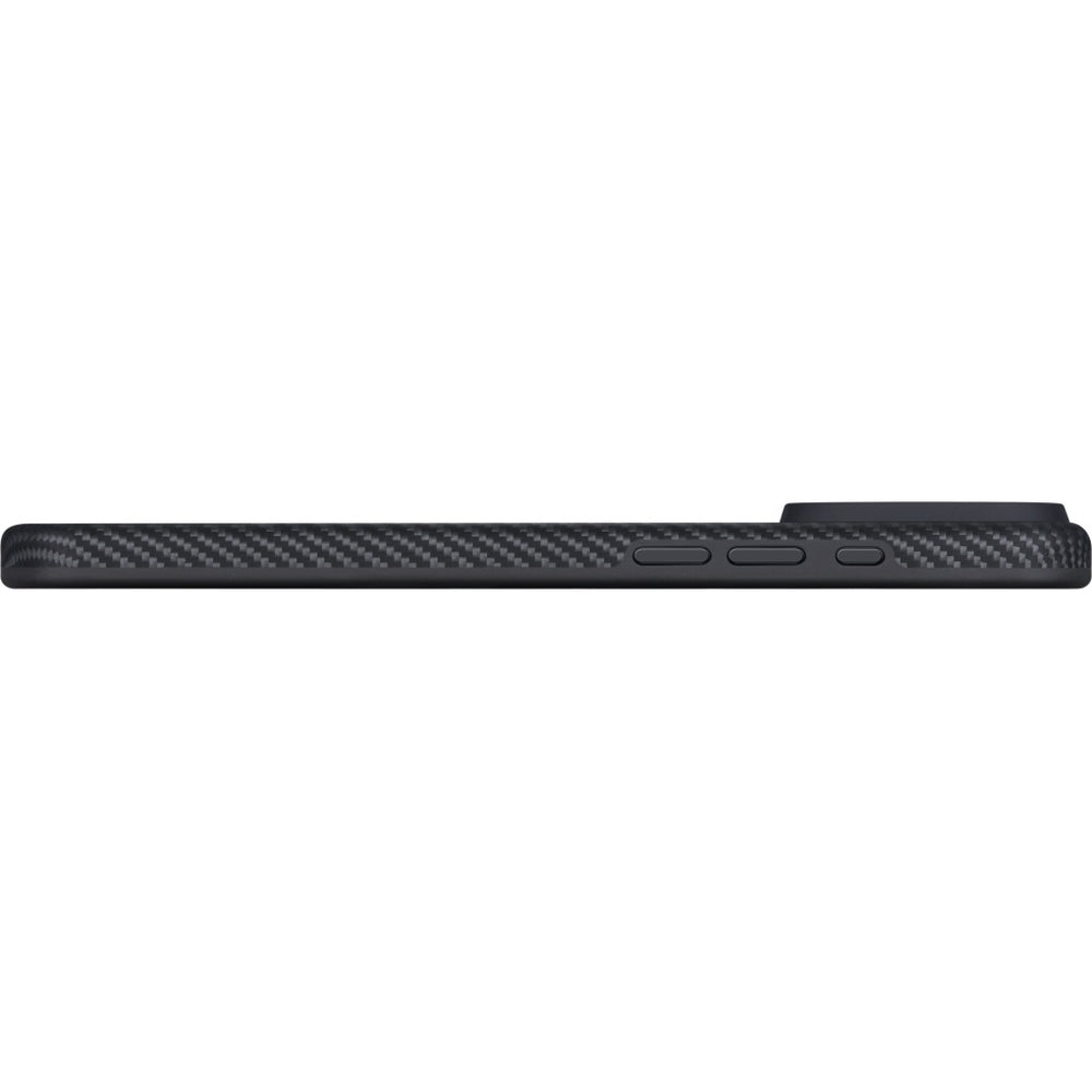 Handyhülle für iPhone 17 Pro, Pitaka Aramid UltraGuard mit MagSafe, Schwarz mit Kevlar