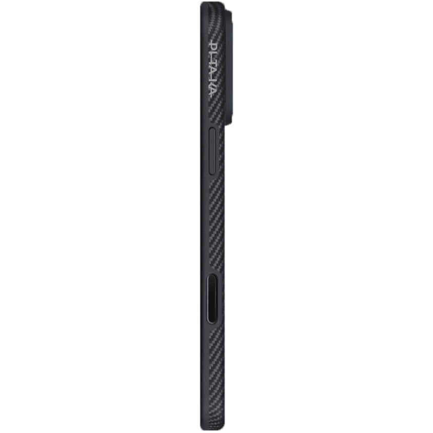 Handyhülle für iPhone 17 Pro Max, Pitaka Aramid UltraGuard mit MagSafe, Schwarz mit Kevlar