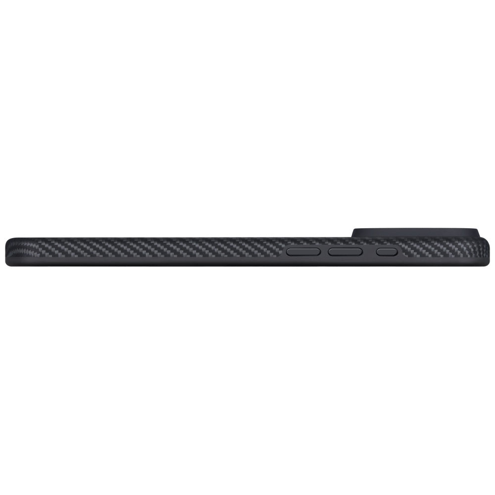 Handyhülle für iPhone 17 Pro Max, Pitaka Aramid UltraGuard mit MagSafe, Schwarz mit Kevlar