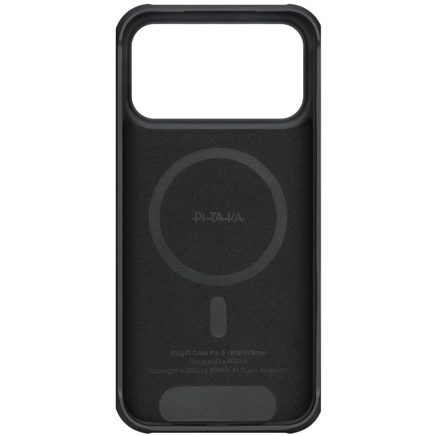 Aramid Handyhülle für iPhone 17 Pro Max, PITAKA Aramid ProGuard Case mit MagSafe, Schwarz
