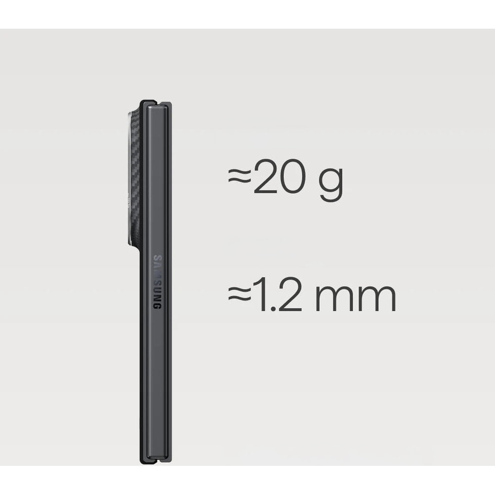 Aramid Handyhülle für Galaxy Z Fold8, PITAKA Edge Case mit MagSafe, Schwarz und Grau mit Kevlar (7/10)